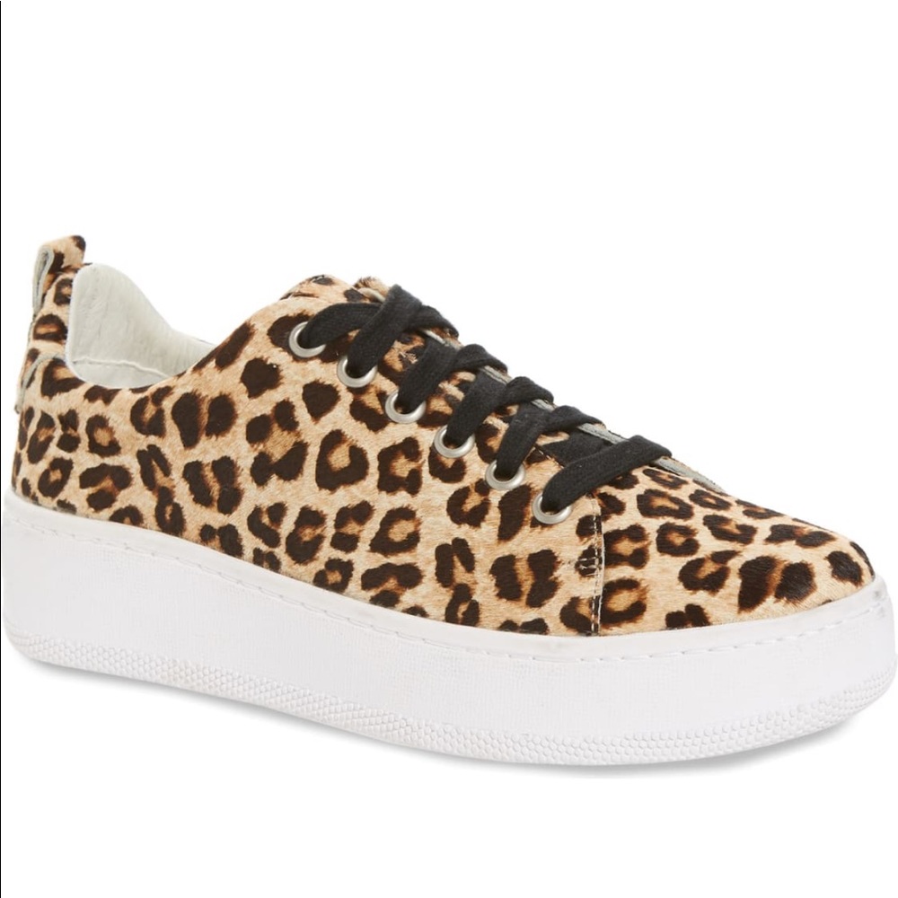 Size 7 leopard print sneakers